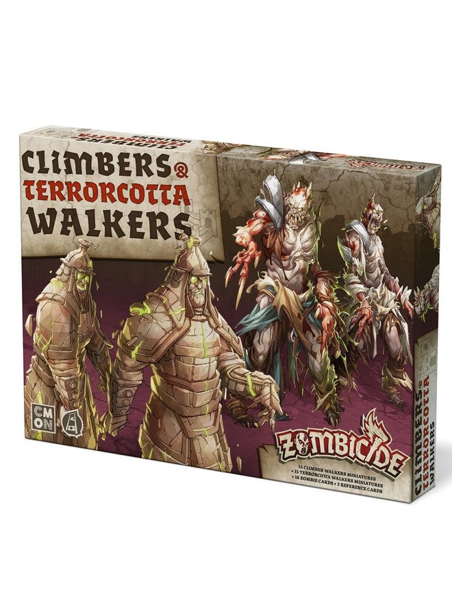 CMON Zombicide White Death: Climbers & Terrorcotta Walkers Expansion - Add 30 New Minis! Cooperative Strategy Game with Tabletop Miniatures, Ages 14+, 1-6 Players, 1 Hour Playtime, Made by CMON - Image 1