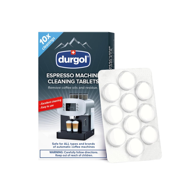 Durgol Espresso Machine and Coffee Maker Cleaning Tablets, 10 count - Image 1