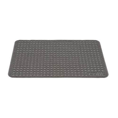 Catit Large Cat Litter Mat – Gentle on Paws, Traps Loose Litter, Non-Slip, Easy Maintenance Design - Image 1