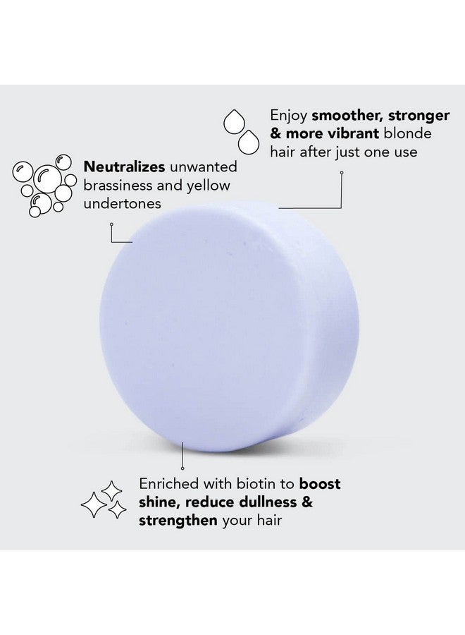 Kitsch Purple Conditioner Bar For Blonde Hair Toning Purple Hair Conditoiner Bars With Biotin For Strengthening Hair & Neutralizing Brassy Tone ; Vegan Solid Shampoo Bar For Hair ; Zero Waste 3.2Oz - Image 3