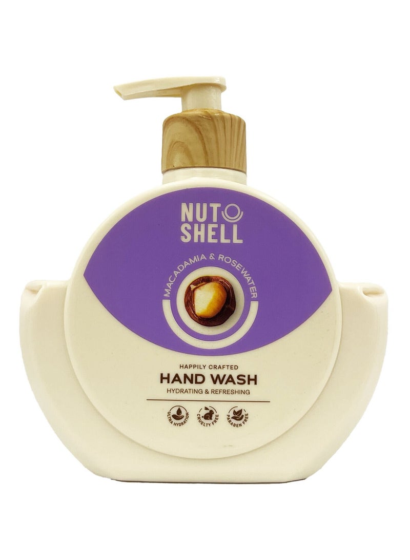 NUTSHELL HAND WASH (MACADAMIA & ROSE WATER) 375ML.
