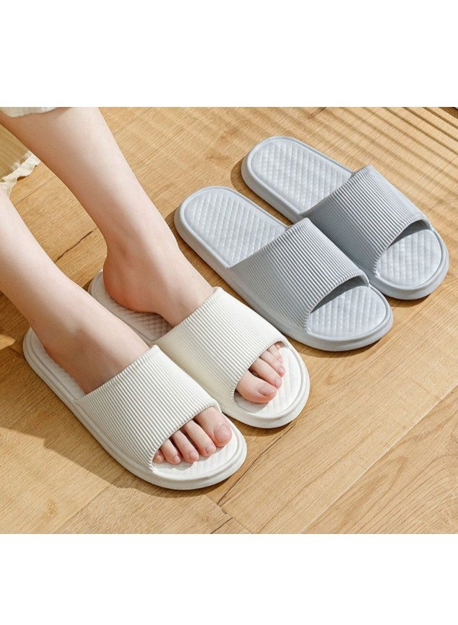 شيبشيب شبشب منزلي للرجال مقاوم للانزلاق، مناسب للاستحمام، والحمام، والمسبح، والصالة الرياضية، وغرفة النوم، بتصميم مفتوح عند الأصابع. - Image 5