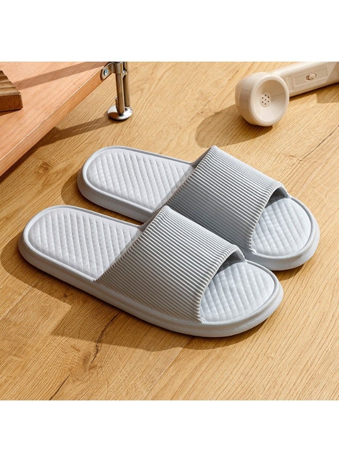 شيبشيب شبشب منزلي للرجال مقاوم للانزلاق، مناسب للاستحمام، والحمام، والمسبح، والصالة الرياضية، وغرفة النوم، بتصميم مفتوح عند الأصابع. - Image 2