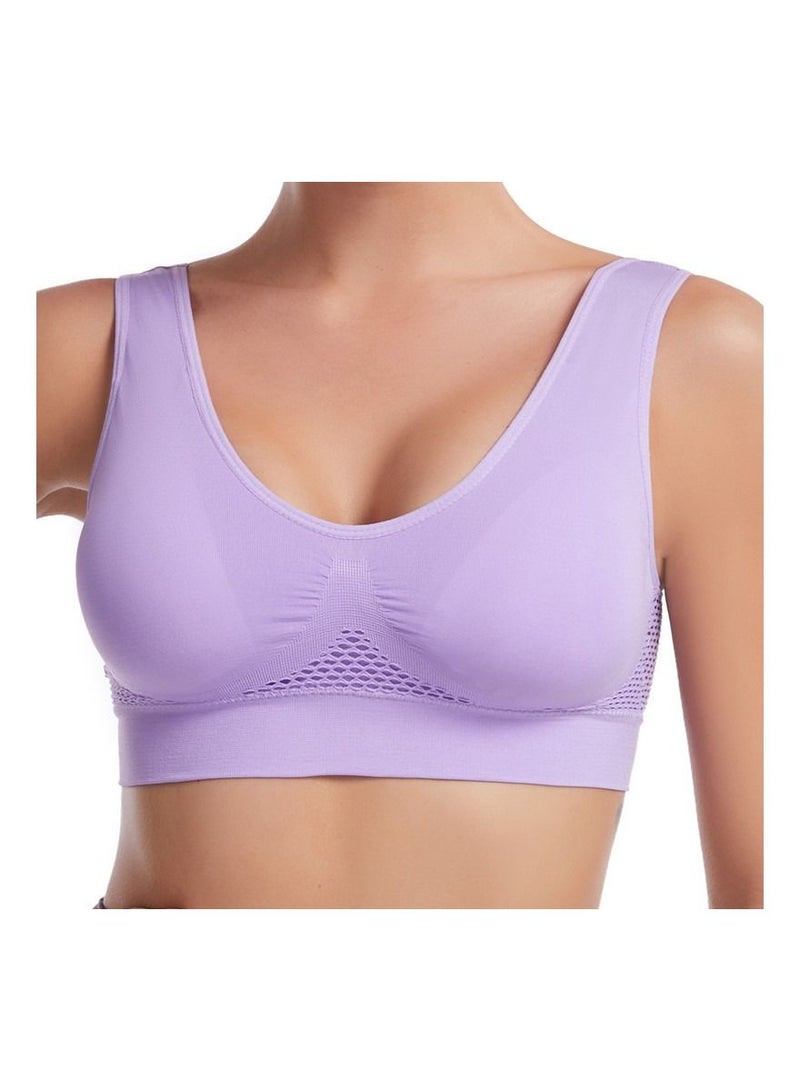 Loquat No Steel Ring Gathering Shock Proof Sports Bra 