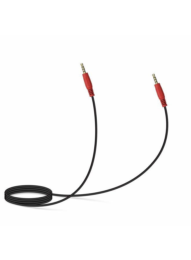 eMeet Daisy Chain Cable –3.5mm Male to Male Stereo Audio Aux Cable, Use for Luna/Luna Plus/Luna Plus Kit/Luna Lite/M3/M220/M2/M2 MAX Speakerphone/Meeting Capsule, Expand Meeting up to 12/16 People - Image 1