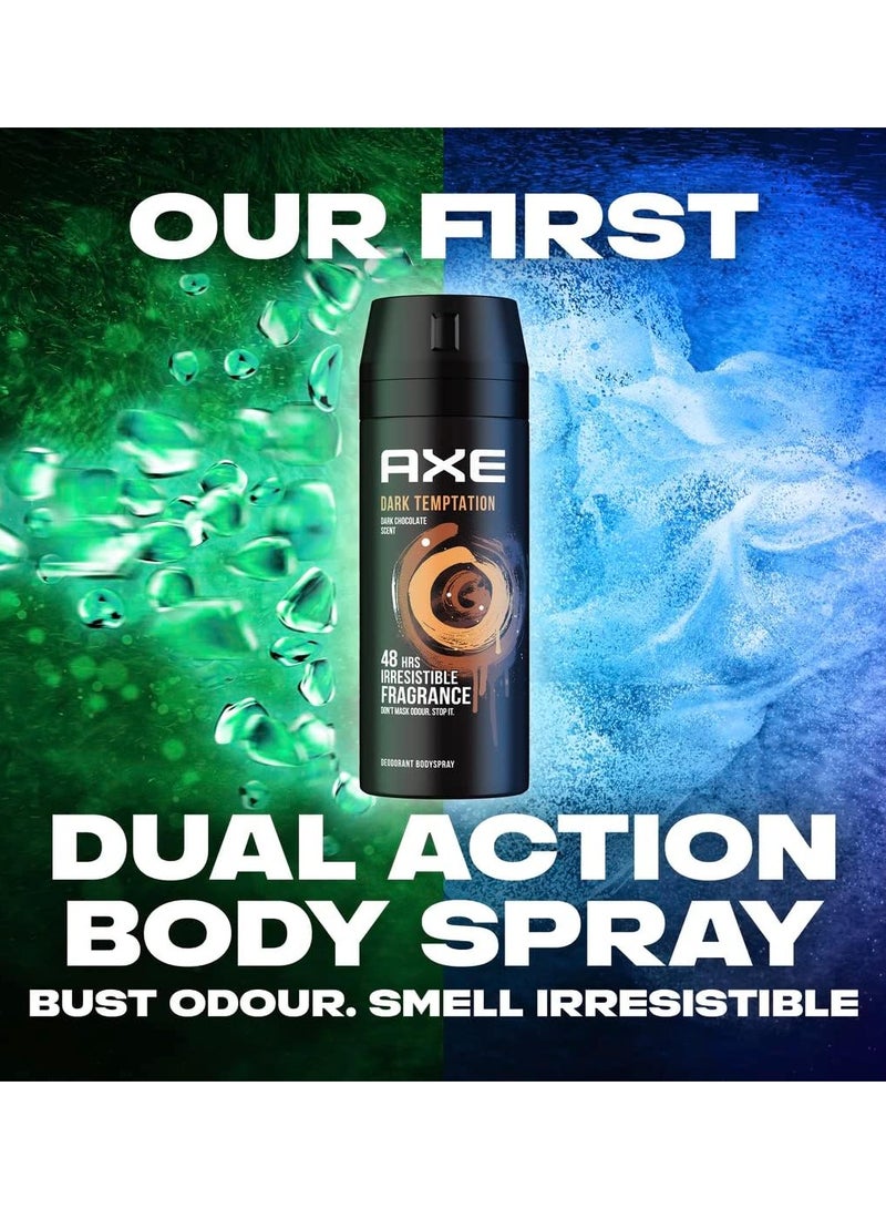 Axe Dark Temptation Deodorant Body Spray For 48H 6 x 150ml - Image 5
