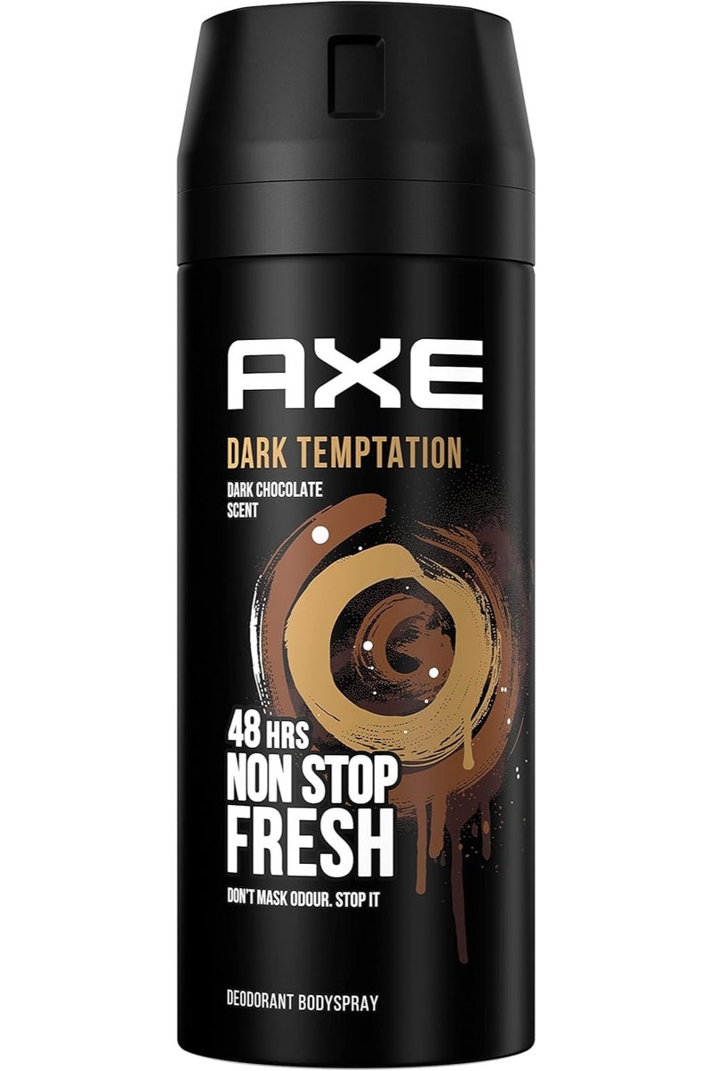 Axe Dark Temptation Deodorant Body Spray For 48H 6 x 150ml - Image 3