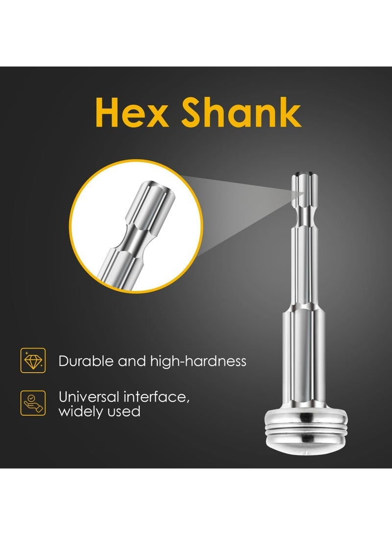 Bukela 6Pcs High Speed Cutting Wheel for Drill 1/4 Inch Hex Shank Rotary Drill Saw, Mini Circular Saw Blade Set for Drills Rotary Tools - Image 4