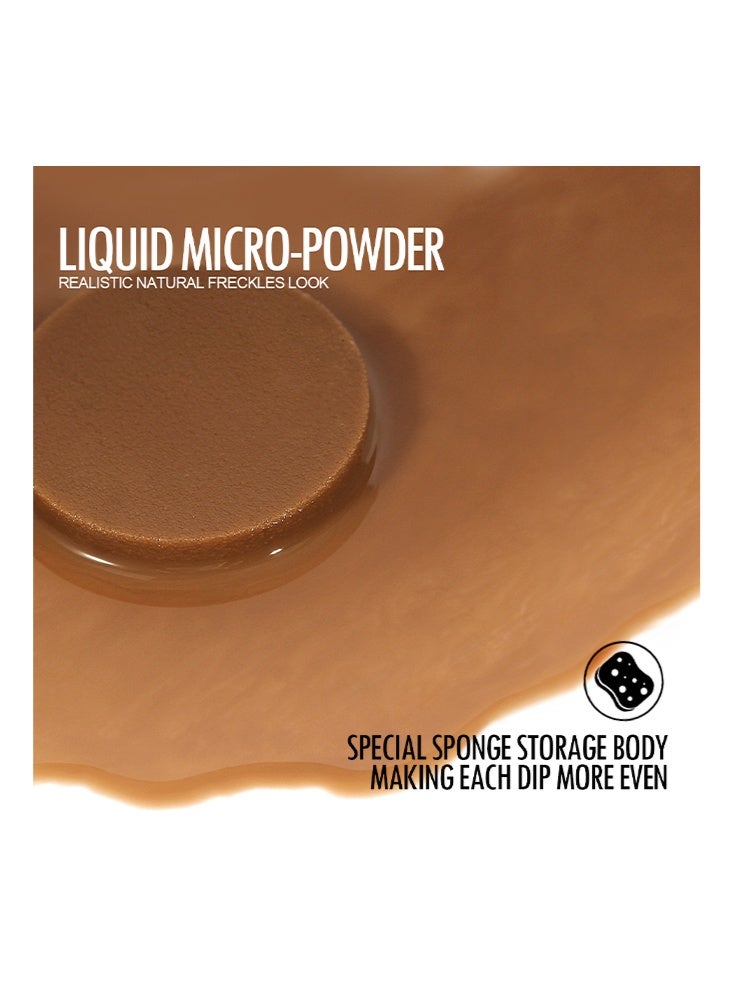 Anglicolor Freckles Stamp - Waterproof Pen | Quick-Dry Freckles Makeup with Soft Matte Finish and Liquid | Satin Formula for Natural Sun-Kissed Look and Creative Face Decoration #01Light - Image 4