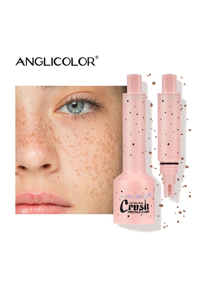 Anglicolor Freckles Stamp - Waterproof Pen | Quick-Dry Freckles Makeup with Soft Matte Finish and Liquid | Satin Formula for Natural Sun-Kissed Look and Creative Face Decoration #01Light - Image 1