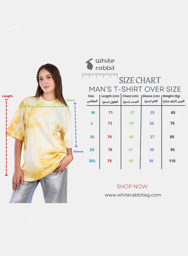 WHITE RABBIT Slip On Oversized Cotton T-Shirt  - Image 5