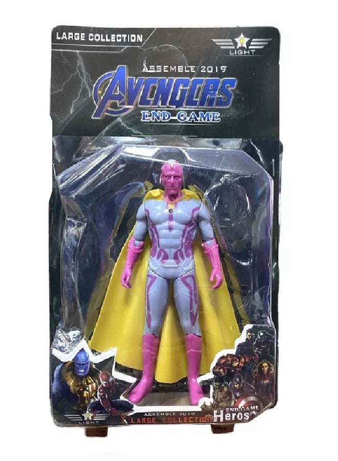 AVENGERS Vision  Action Figure Hero Toy Set - Superhero Action Figure with Lights - Best Gift for Boys - Image 1