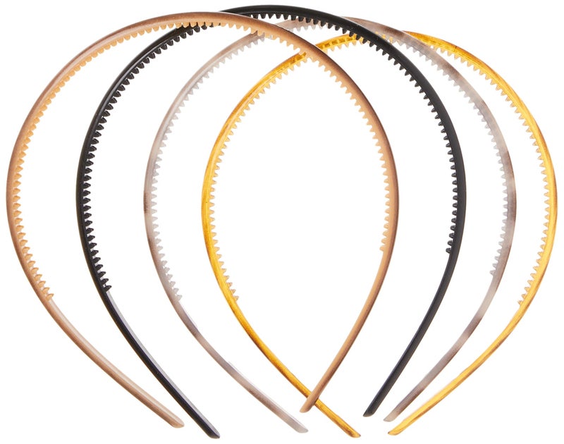 GOODY WoMens Classics Headband Pattern, Assorted, 4 Count - Image 1