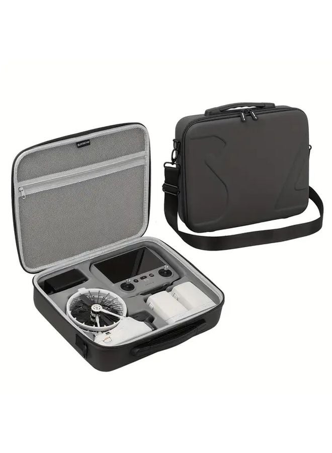 Black Durable EVA Portable Shoulder Bag for DJI FLIP Drone Outdoor Travel Photography - Image 1