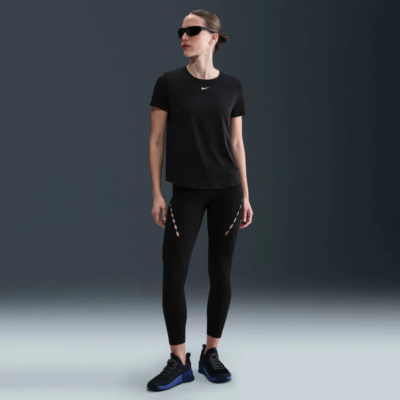 Nike Black Women's One Classic Dri-FIT Training Top for Women | Best Price UAE