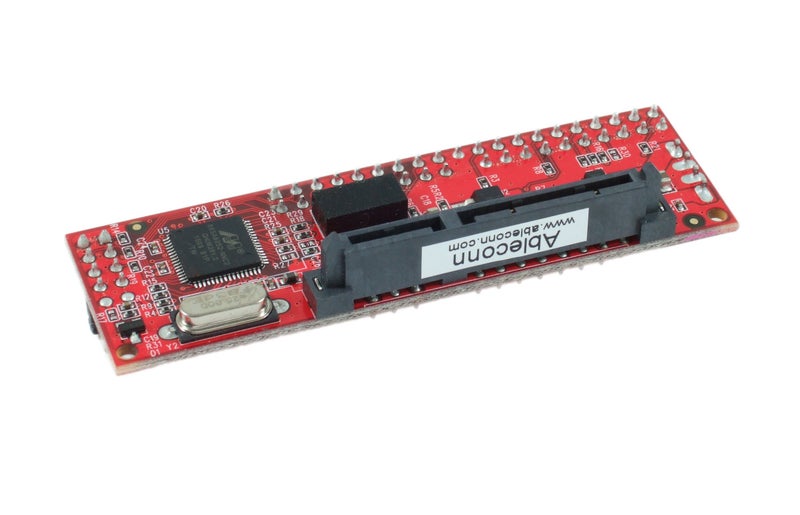 Ableconn IDE40-SAT SATA Hard Drive or Optical Drive to IDE 40-Pin Mini Vertical Adapter - SATA HDD/SSD/ODD to 40Pin IDE PATA Motherboard Converter - Image 1
