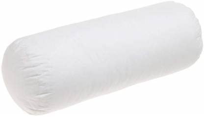 ROYAL TREND Microfiber Soft Bolster| White Color Decorative Luxury Pillow, Size- 16x32 inches - Image 1