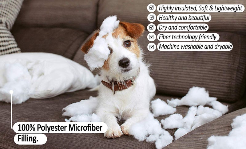 ROYAL TREND Microfiber Soft Bolster| White Color Decorative Luxury Pillow, Size- 16x32 inches - Image 4