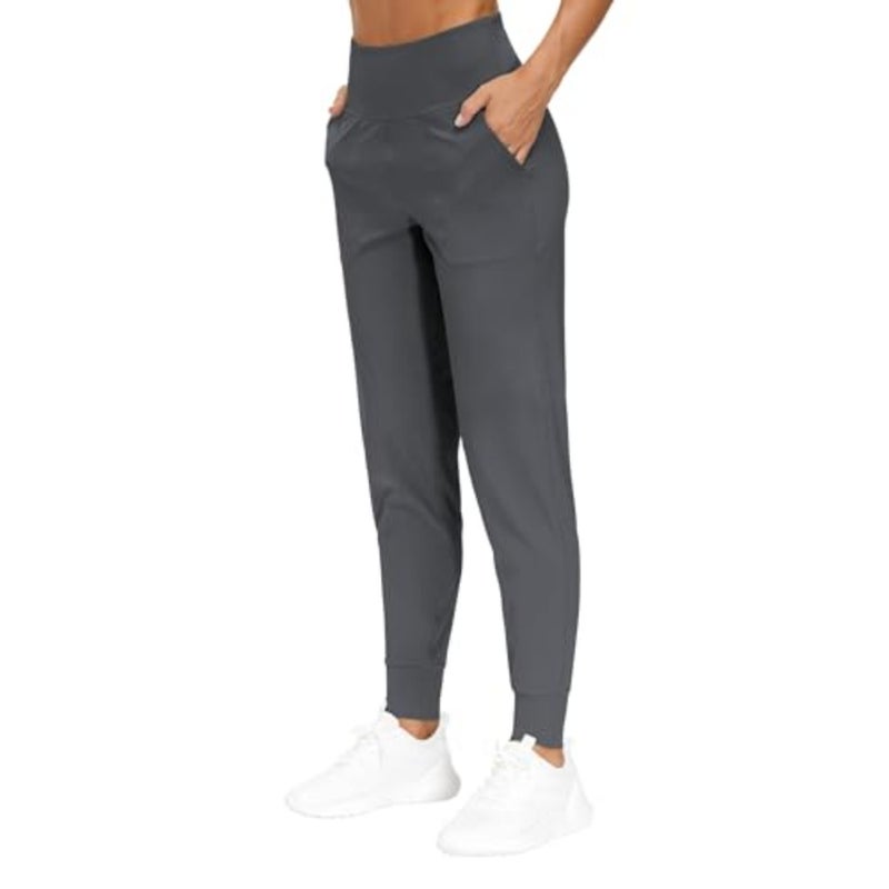 Women's Workout Joggers Pants Lightweight Lounge Leggings Flattering Fit, Side Pockets, Elastic Waistband, Tummy control, Ultra-soft, Tapered ankle, Athleisure, Yoga, Running - Image 1