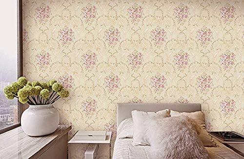 Wollzo Self-Adhesive Wallpaper 45cm x 500cm | Golden Floral DIY Stickers | 3D Wallpaper for Walls | Wall Paper for Living Room |Wall Stickers for Home Decor - Image 4