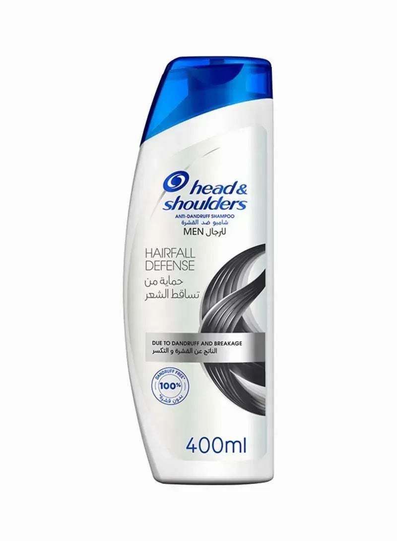 Head & Shoulders Hairfall Defense Anti-Dandruff Shampoo For Men, 400ml