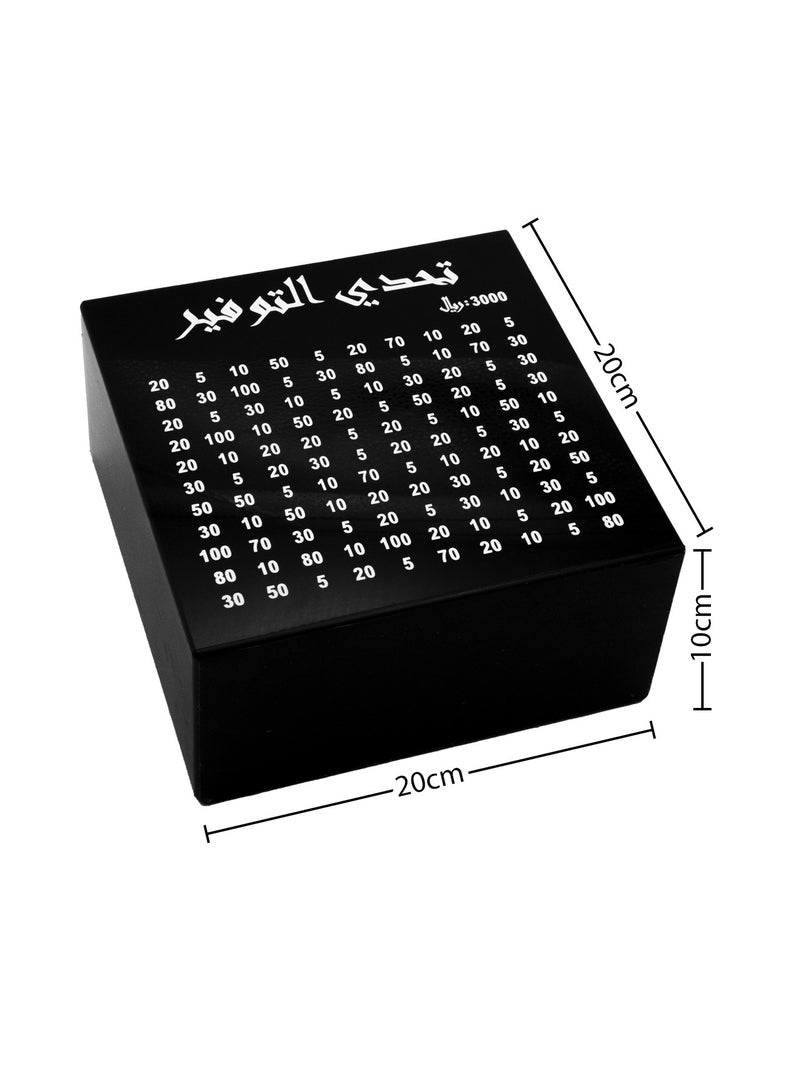 Manhua Large capacity acrylic piggy bank savings fund,adults and children develop savings plans - Image 2