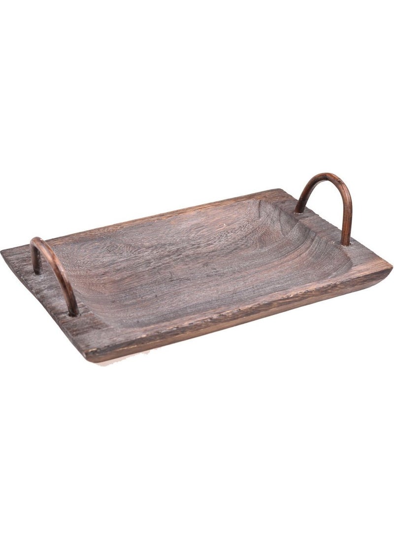 Beris - Tray with Handle Rectangular Small