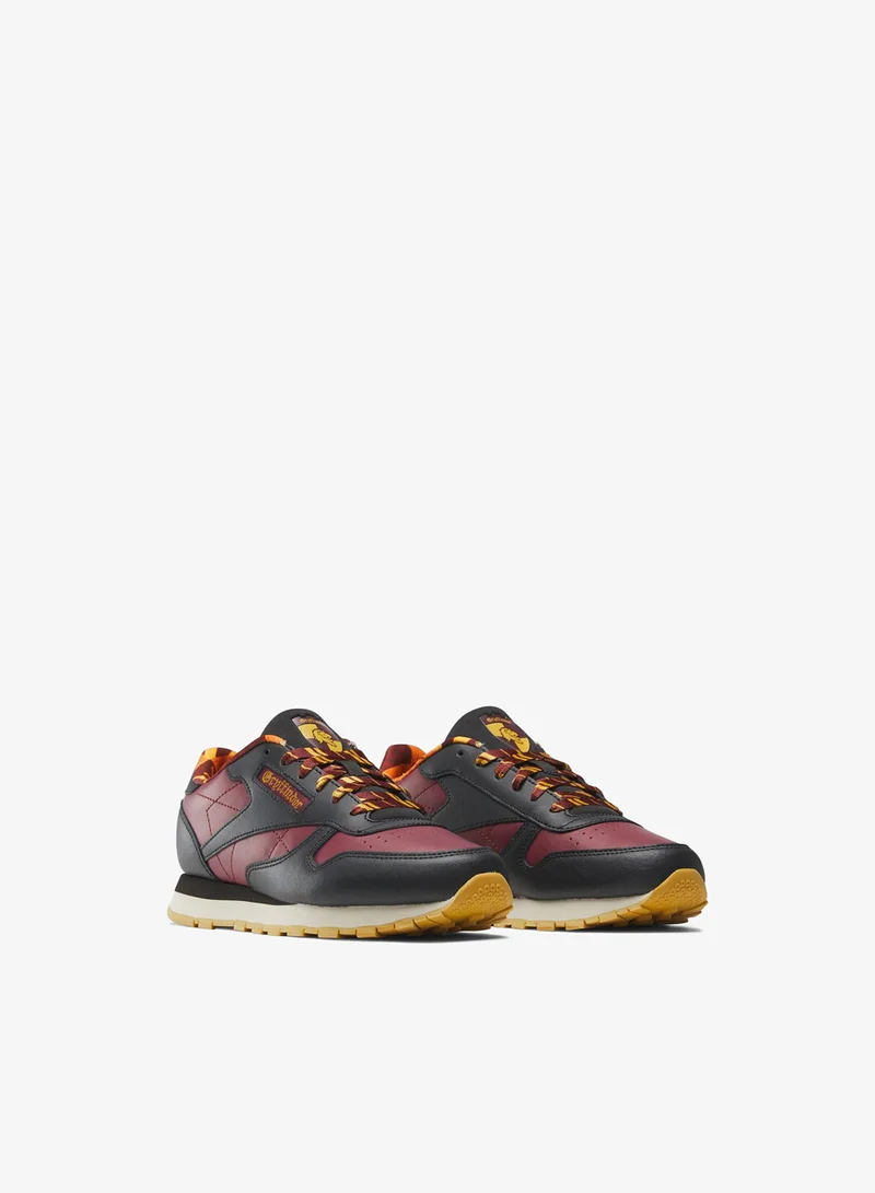 Reebok Black/Alabaster/Merlot/Gold Reebok Tenis Classic Leather X Harry Potter Unisex Shoes  | Best Price UAE