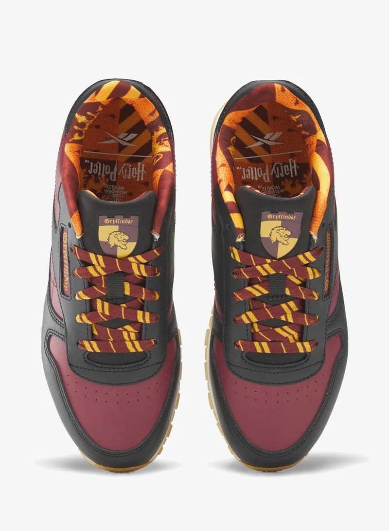 Reebok Black/Alabaster/Merlot/Gold Reebok Tenis Classic Leather X Harry Potter Unisex Shoes  | Best Price UAE