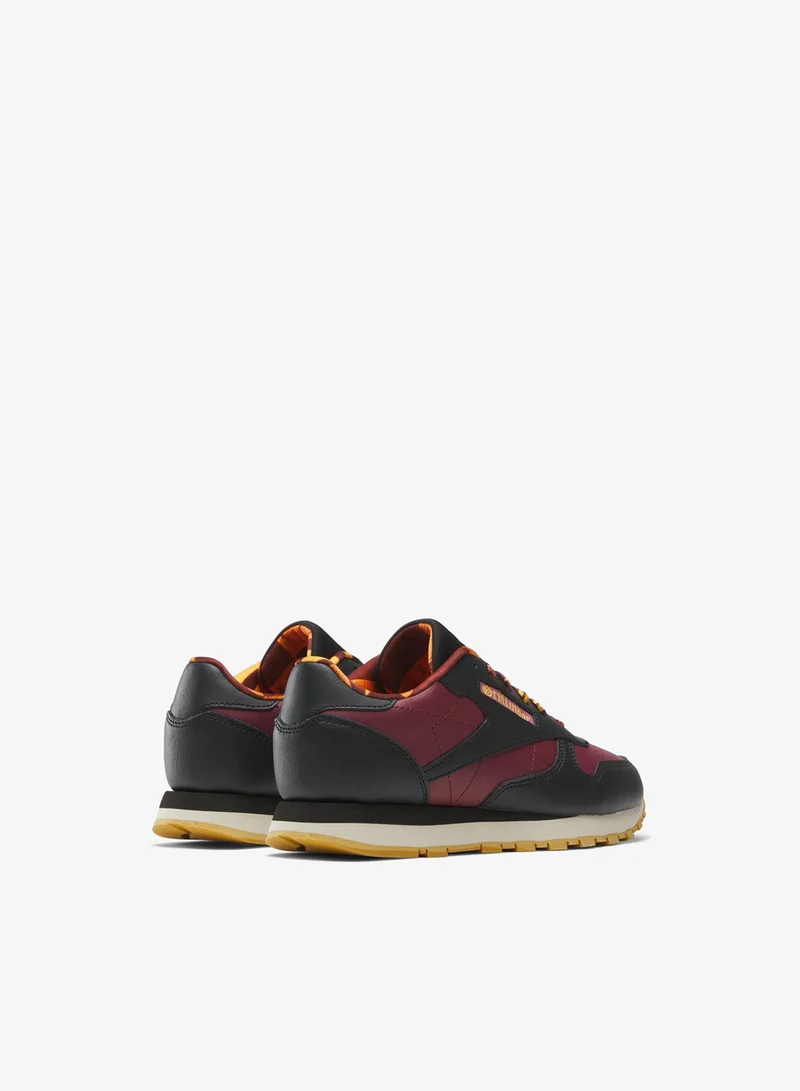 Reebok Black/Alabaster/Merlot/Gold Reebok Tenis Classic Leather X Harry Potter Unisex Shoes  | Best Price UAE
