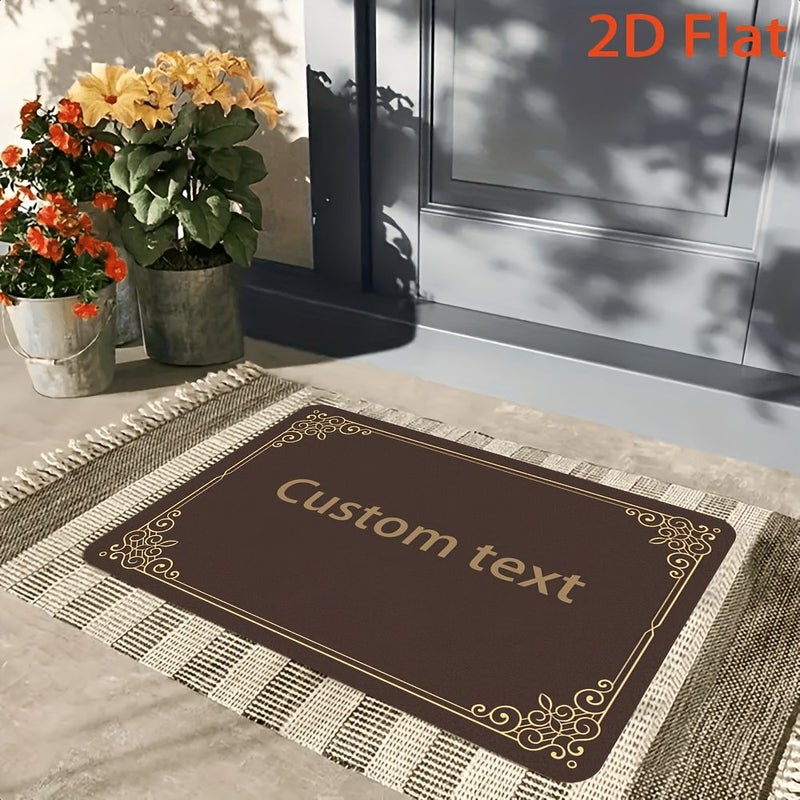 Custom Flannel Non-Slip Mat 100x150cm Personalized With Text Soft Durable Machine Washable - Image 4