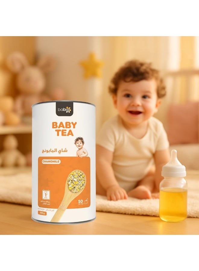 Food Factor BABIO Chamomile Baby Tea – Gentle Herbal Tea for Infants (From 1st Week) 200g pack of 2 - Image 5