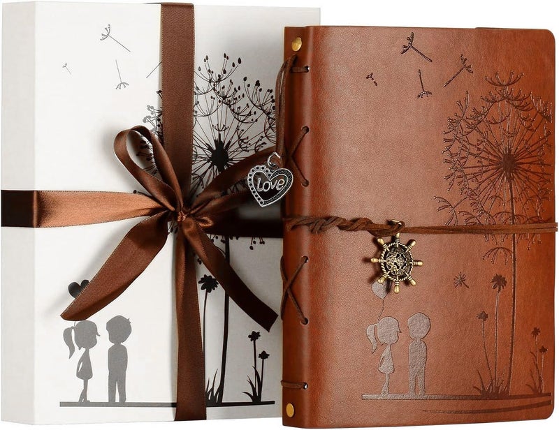 ألبوم صور زيويوان 86 × 68 كتاب قصاصات جلدية DIY كتب صور عتيقة للذكريات عيد الميلاد عيد الحب عيد الميلاد للعائلة والأصدقاء والأحباء