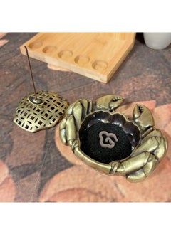 Y&D Crab Incense Burner Tea Room Study Aromatherapy Burner Ornaments Decoration-10*8.5cm  - Image 4
