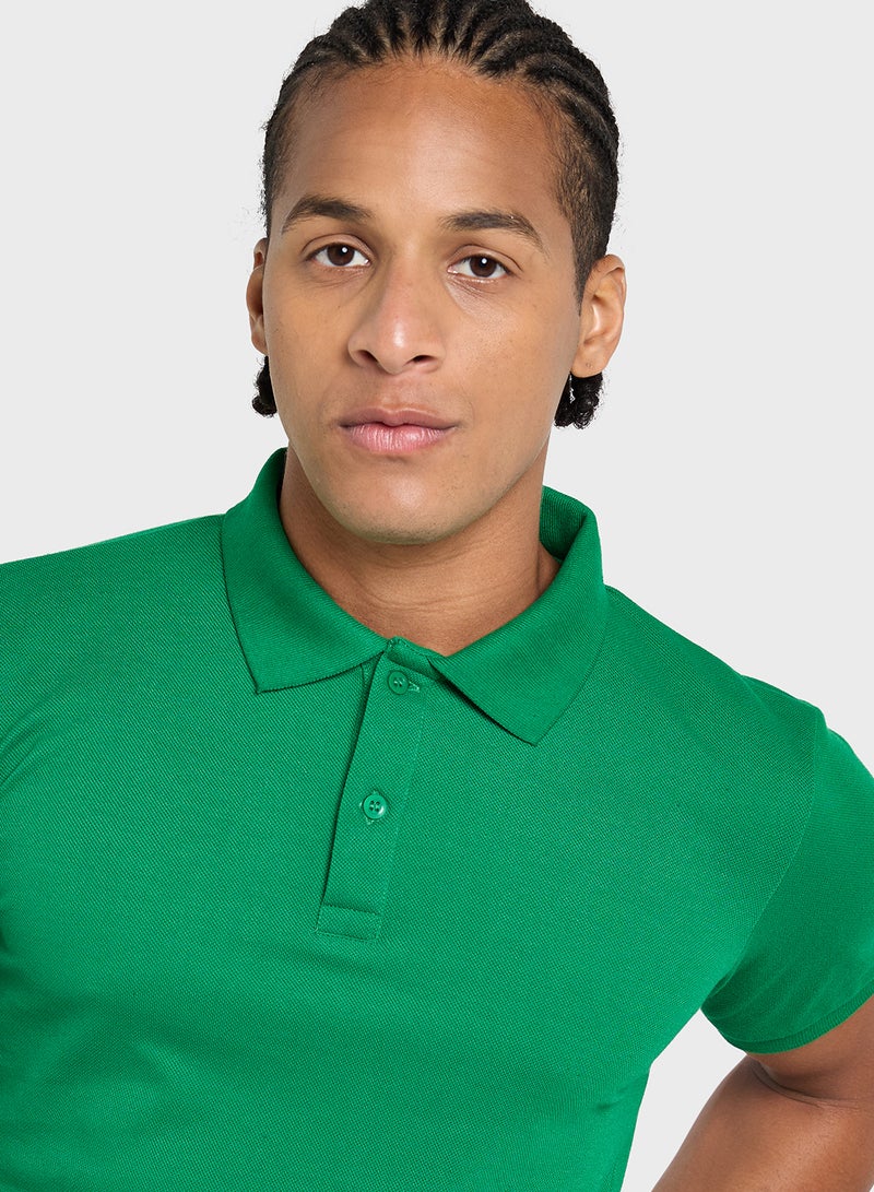 سفنتي فايف تيشيرت بولو أساسي - Image 3