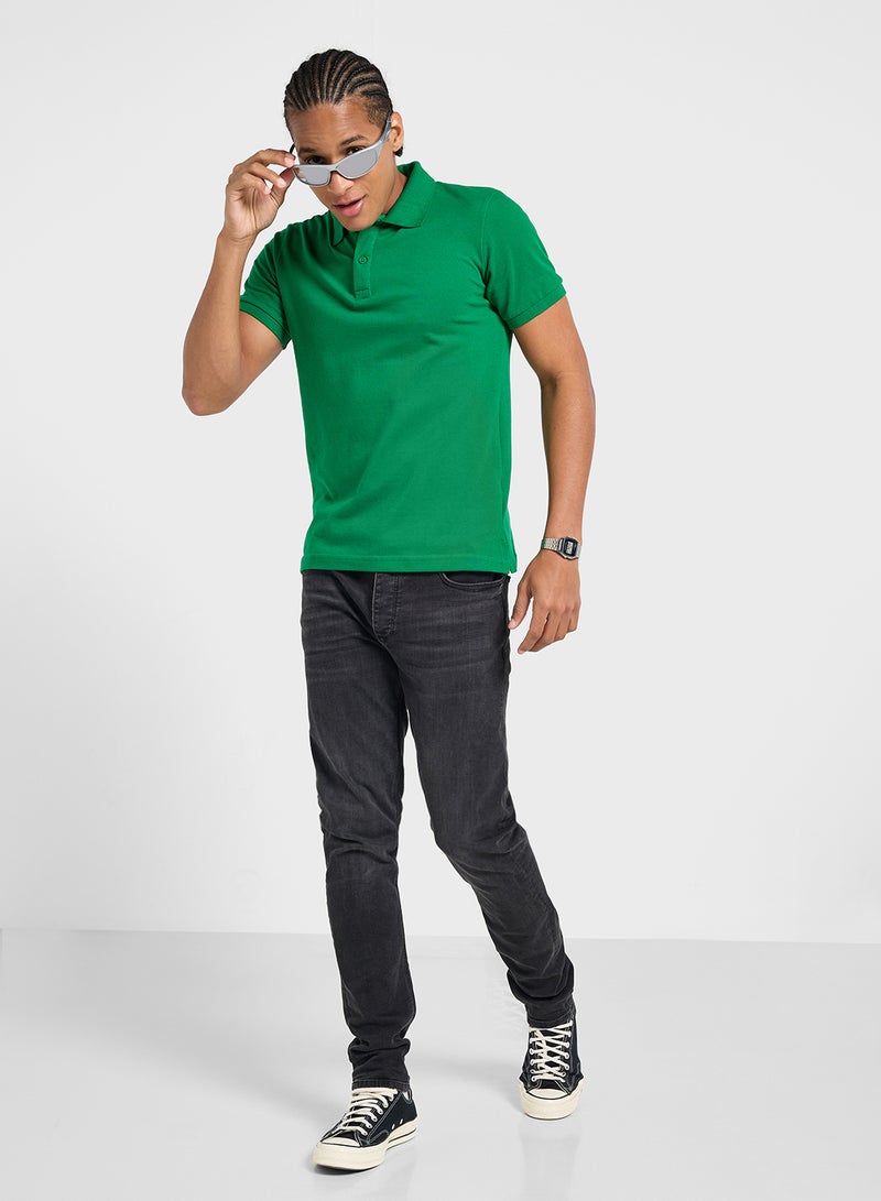 سفنتي فايف تيشيرت بولو أساسي - Image 4