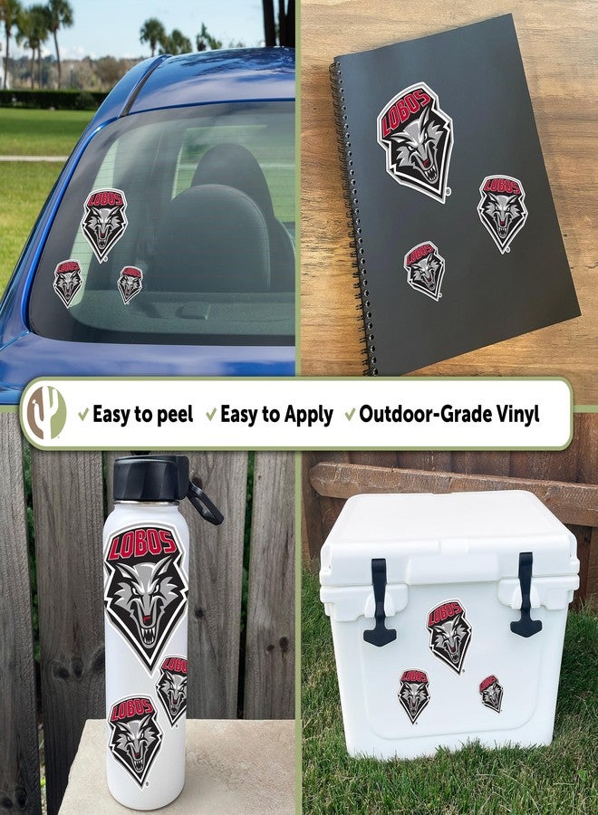 Desert Cactus University of New Mexico Sticker Lobos UNM Lobos Vinyl Decals Laptop Water Bottle Car Scrapbook Sheet T3 (Type 3-1) - Image 2