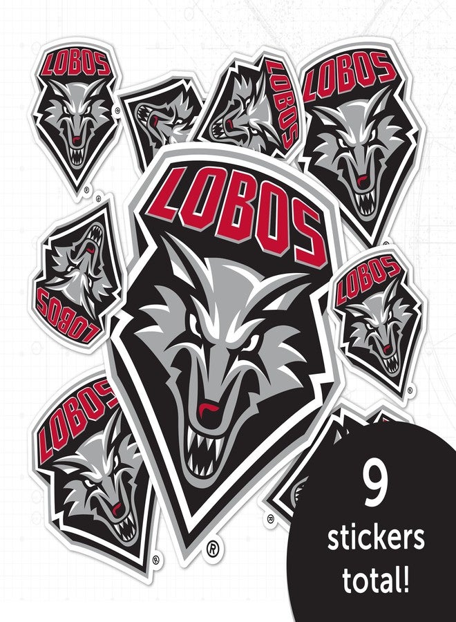 Desert Cactus University of New Mexico Sticker Lobos UNM Lobos Vinyl Decals Laptop Water Bottle Car Scrapbook Sheet T3 (Type 3-1) - Image 5