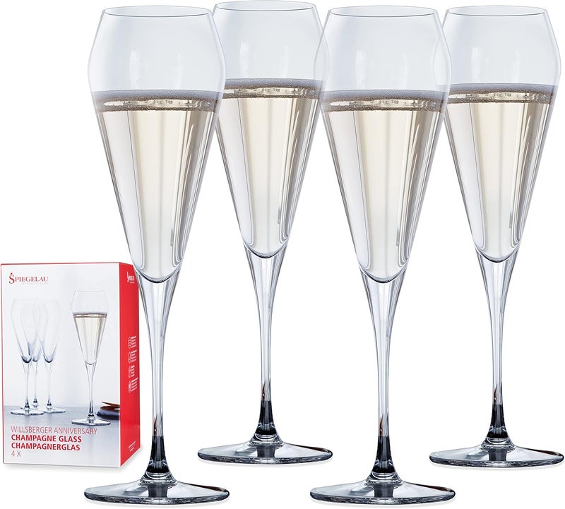 Spiegelau Willsberger Anniversary Champagne Flute, Set of 4 - Image 1