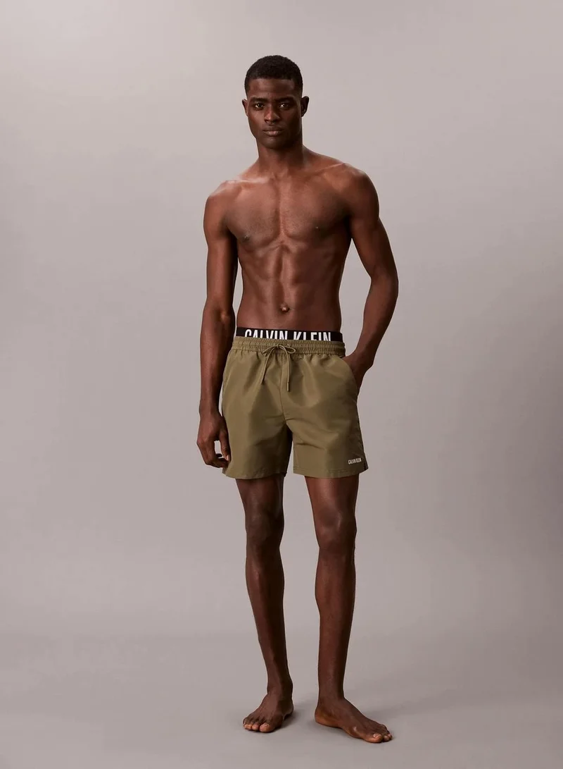 Double Waistband Swim Shorts - Intense Power