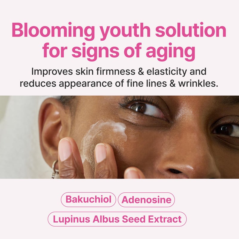 Face Republic Blooming Time Bakuchiol Cream 50ml 1.69 fl oz | Day & Night Nourishing Cream, Wrinkle Care | Bakuchiol, Adenosine | Firm, Elastic, Plump Skin | Cruelty-Free Vegan Korean Skin Care - Image 4