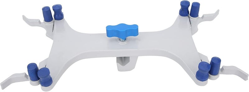 Durable Aluminum Double Burette Clamp Firm Spring Loaded Laboratory Accessory 9.7in - Image 1