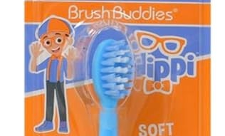 Brush Buddies Blippi Electric Toothbrush for Kids, Battery Powered Sonic Toothbrush, Soft Bristles, Children’s Toothbrush for Boys & Girls, Toddler Oral Care, Blippi Character Design - Image 2