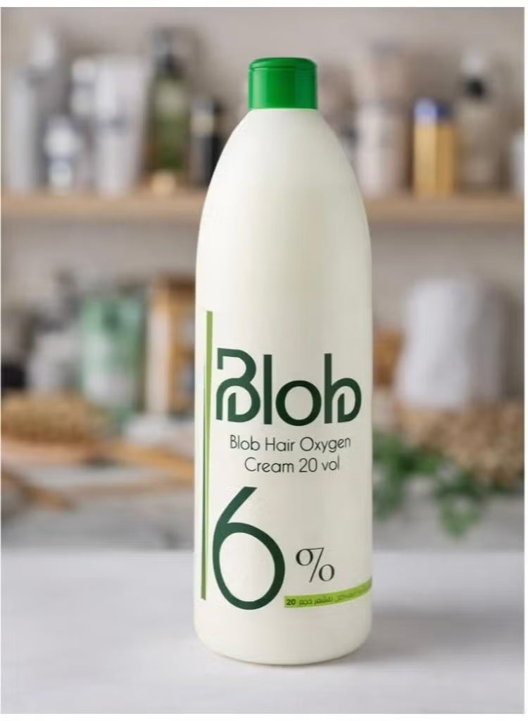 Blob 6% (20 Vol) Hair Oxygen Cream Developer - Professional Formula - Salon Quality Hair at Home -1000ml - Image 3