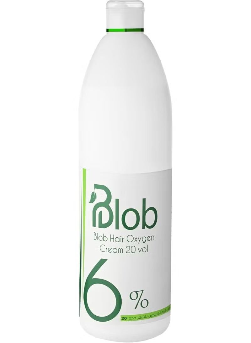 Blob 6% (20 Vol) Hair Oxygen Cream Developer - Professional Formula - Salon Quality Hair at Home -1000ml - Image 4