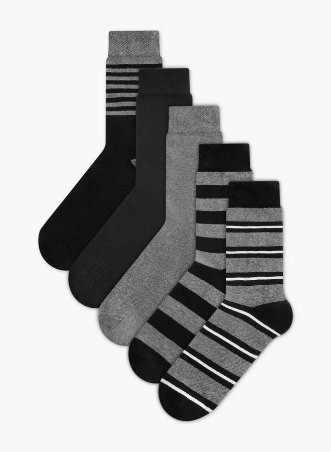 دوتشيني Assorted Crew Length Socks - Set of 5
