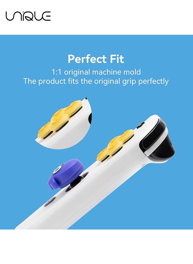 Unique 7Piece set Cross D-Pad Button Caps Thumb Grips Set, Compatible with Nintendo Switch/Switch OLED, Cute 3D Soft Silicone ABXY Buttons Sticker Joystick Cover Caps  - Image 3