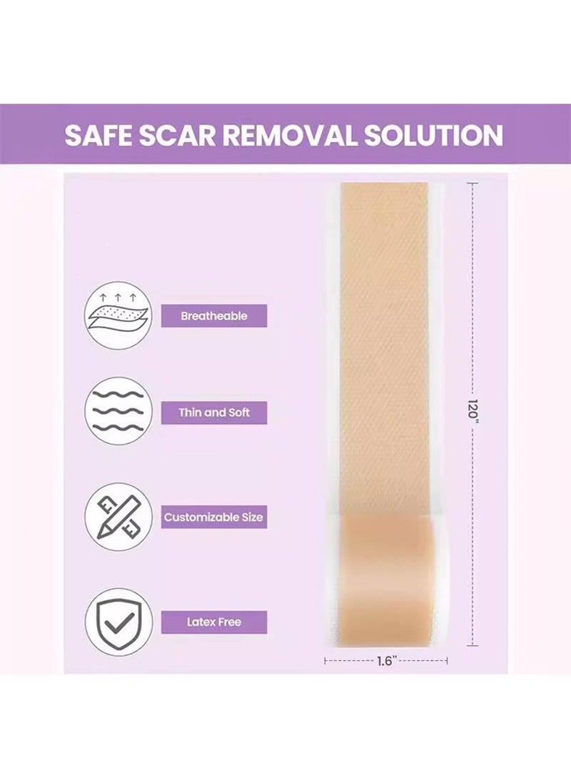 Generic Silicone Scar Sheets, Reusable Professional Scar Removal Strips for C-Section, Surgery, Burn, Acne W4cm*L3m  - Image 4