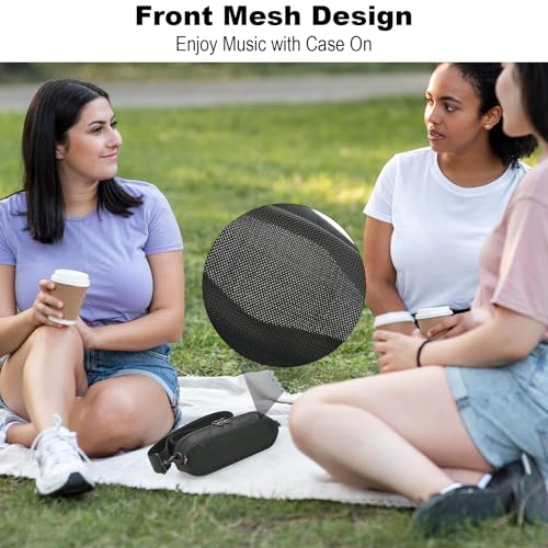 TXEsign Travel Carrying Case for Beats Pill 2024 Release Speaker, Storage Carrier Bag Mesh Speaker Cover with Adjustable Shoulder Strap for Beats Pill - Image 3