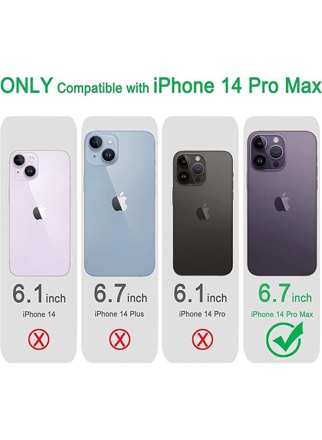 iPhone 14 Pro Max Sequin Ultra Thin Case, Soft TPU Anti Scratch Shockproof Protective Phone Cover, Anti Yellowing Protective Shell (Purple) - Image 2